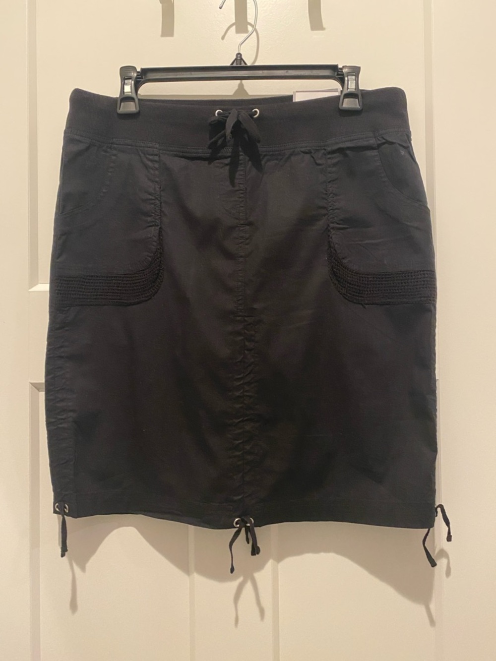Chico's Zenergy Woven Collection Devon Drawstring Skirt